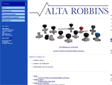 Tablet Screenshot of alta-robbins.com